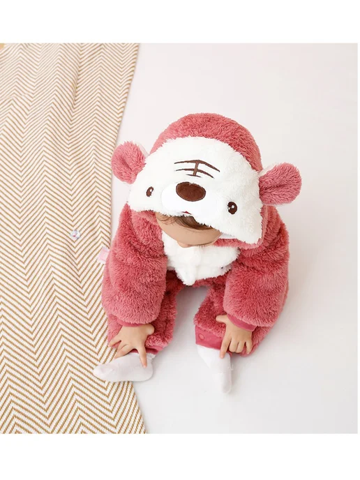 KigiRu кигуруми тигр для малышей, фиолетовый, фото 2