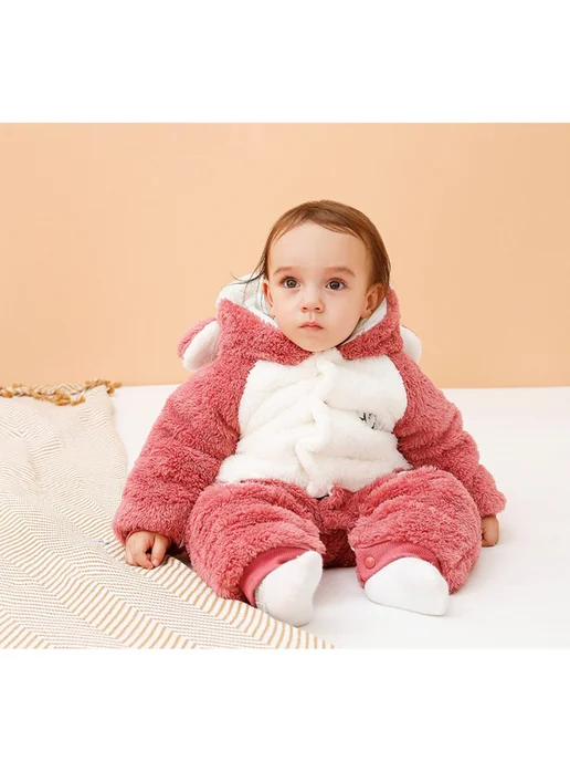 KigiRu кигуруми тигр для малышей, фиолетовый, фото 3