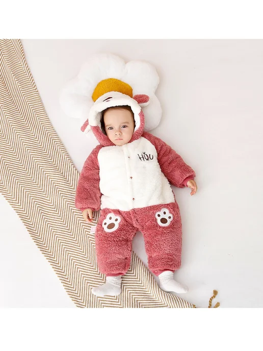 KigiRu кигуруми тигр для малышей, фиолетовый, фото 4