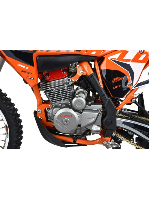 Мотоцикл Кросс Moto Apollo F5 300 (175FMM), оранжевый, фото 3