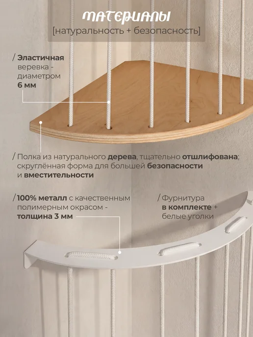 СамСамыч Полка для игрушек в детскую настенная корзинка для хранения, вариант, фото 5