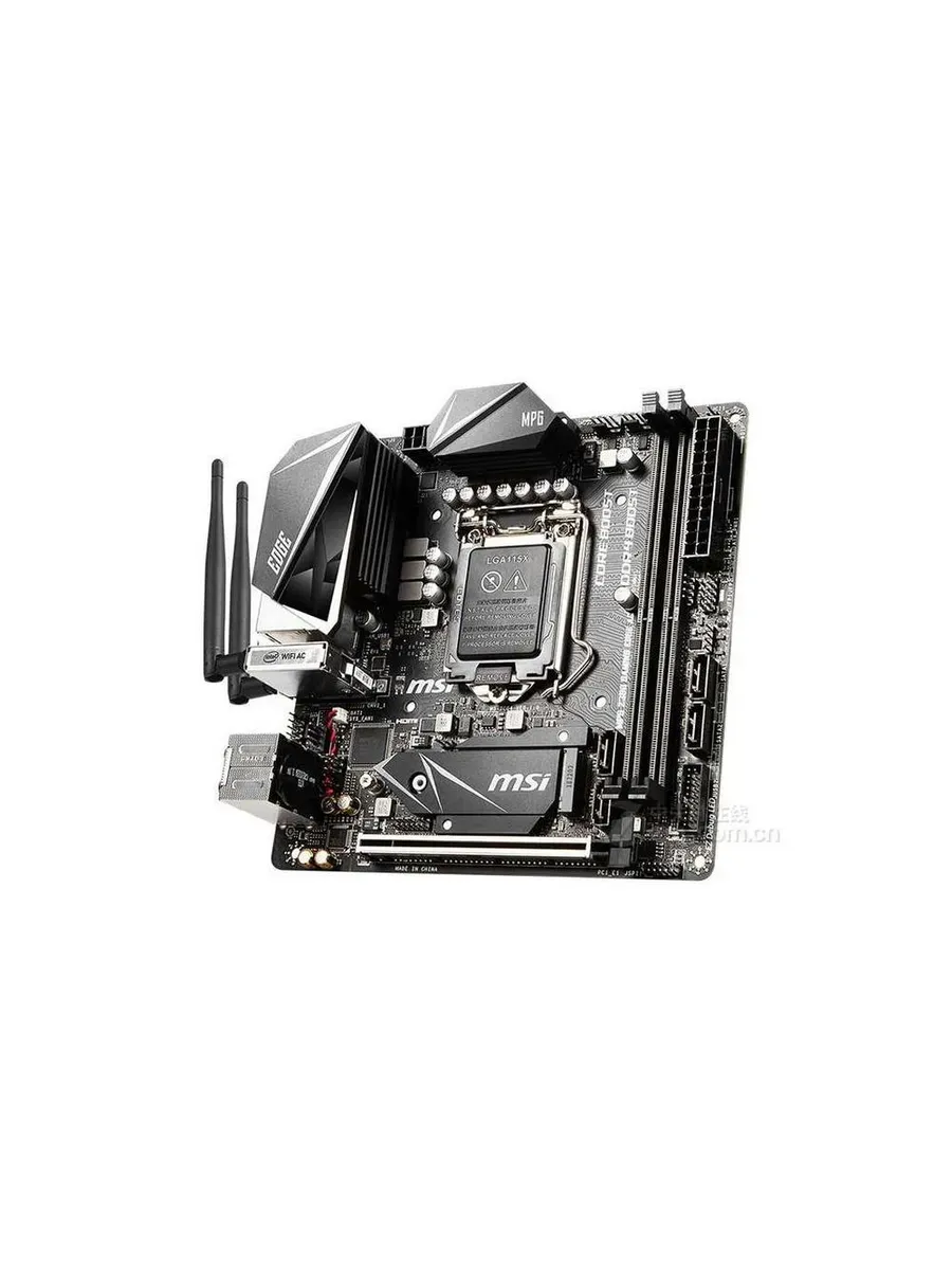 MSI Материнская плата MPG Z390I GAMING EDGE AC LGA1151 DDR4