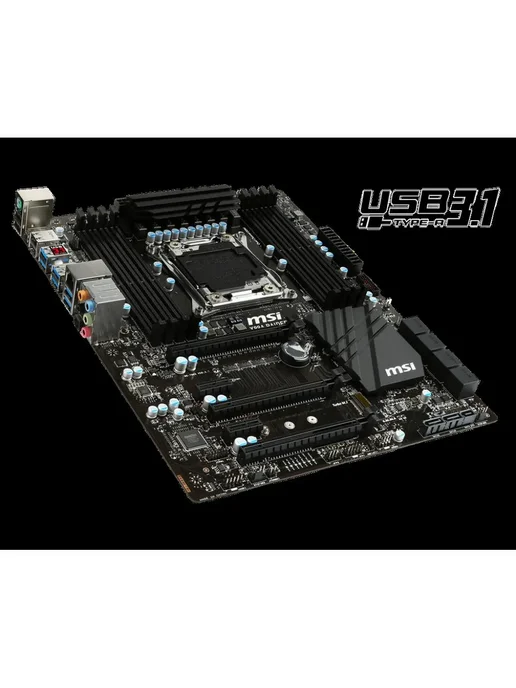 MSI Материнская плата X99A RAIDER LGA 2011-V3 DDR4 ATX, вариант, фото 2