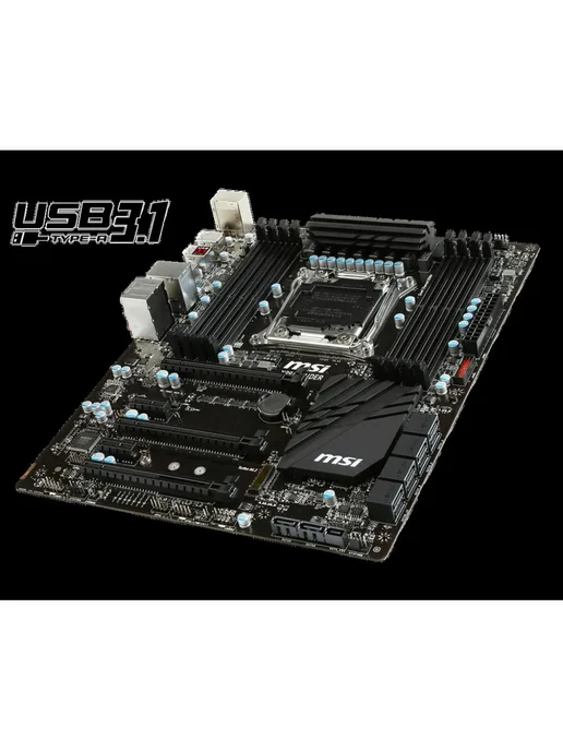 MSI Материнская плата X99A RAIDER LGA 2011-V3 DDR4 ATX, вариант, фото 3