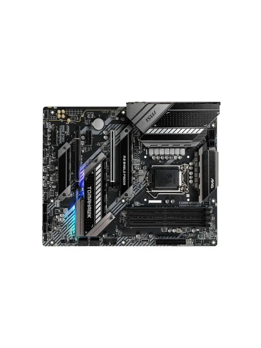 MSI Материнская плата MAG Z490 TOMAHAWK LGA1200 DDR4 ATX