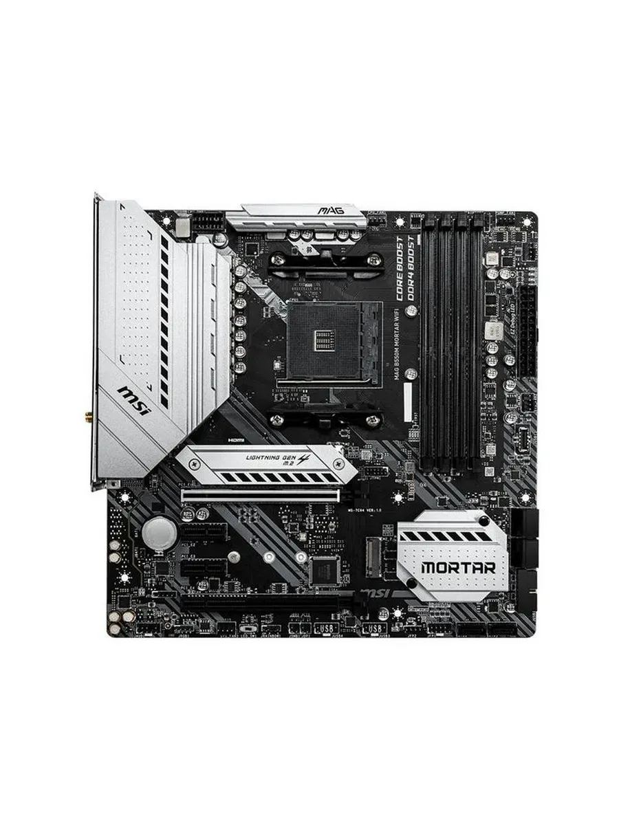 MSI Материнская плата MAG B550M MORTAR WIFI AM4 Micro ATX
