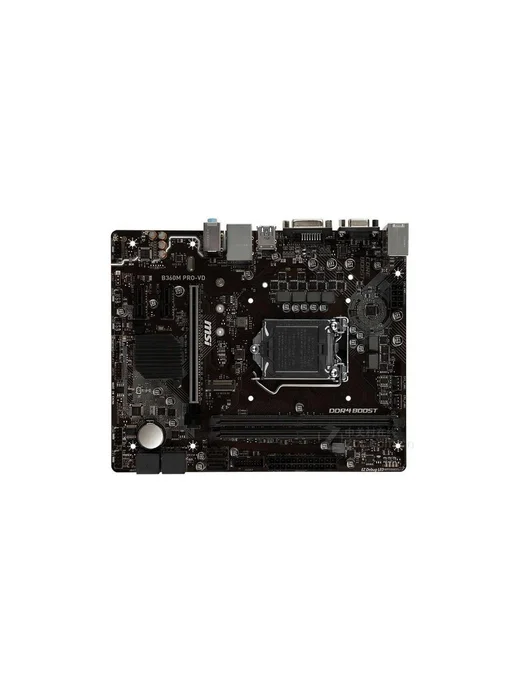MSI Материнская плата B360M PRO-VDH LGA 1151 DDR4-, PRO-VD LGA 1151 DDR4