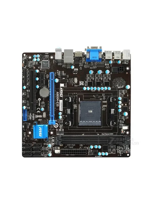 MSI Материнская плата A88XM-E35 FM2 FM2+ DDR3 Micro ATX, вариант