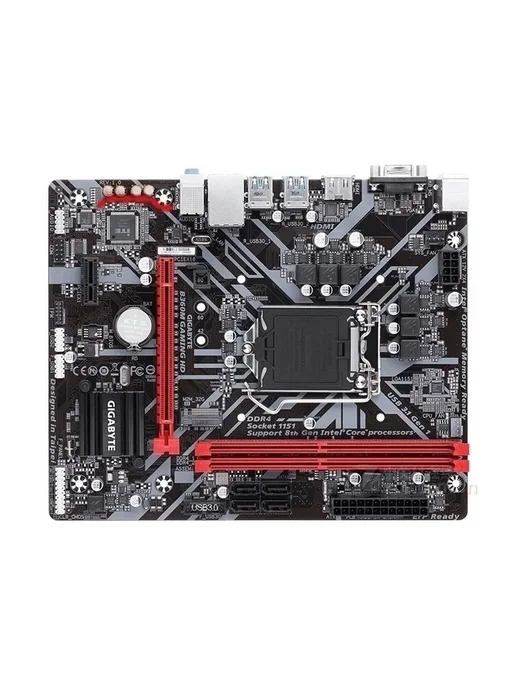 Gigabyte Материнская плата B360M D2V LGA 1151 DDR4, GAMING HD DDR4