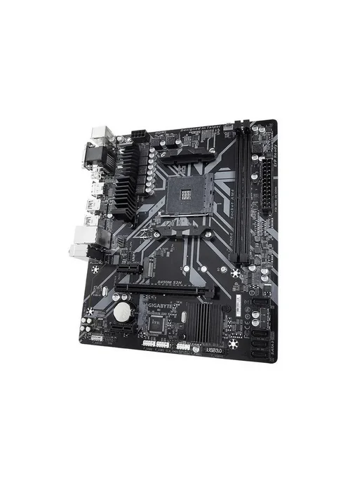 Gigabyte Материнская плата B450M S2H Socket AM4 DDR4 Micro ATX, S2H Socket Micro ATX, фото 2