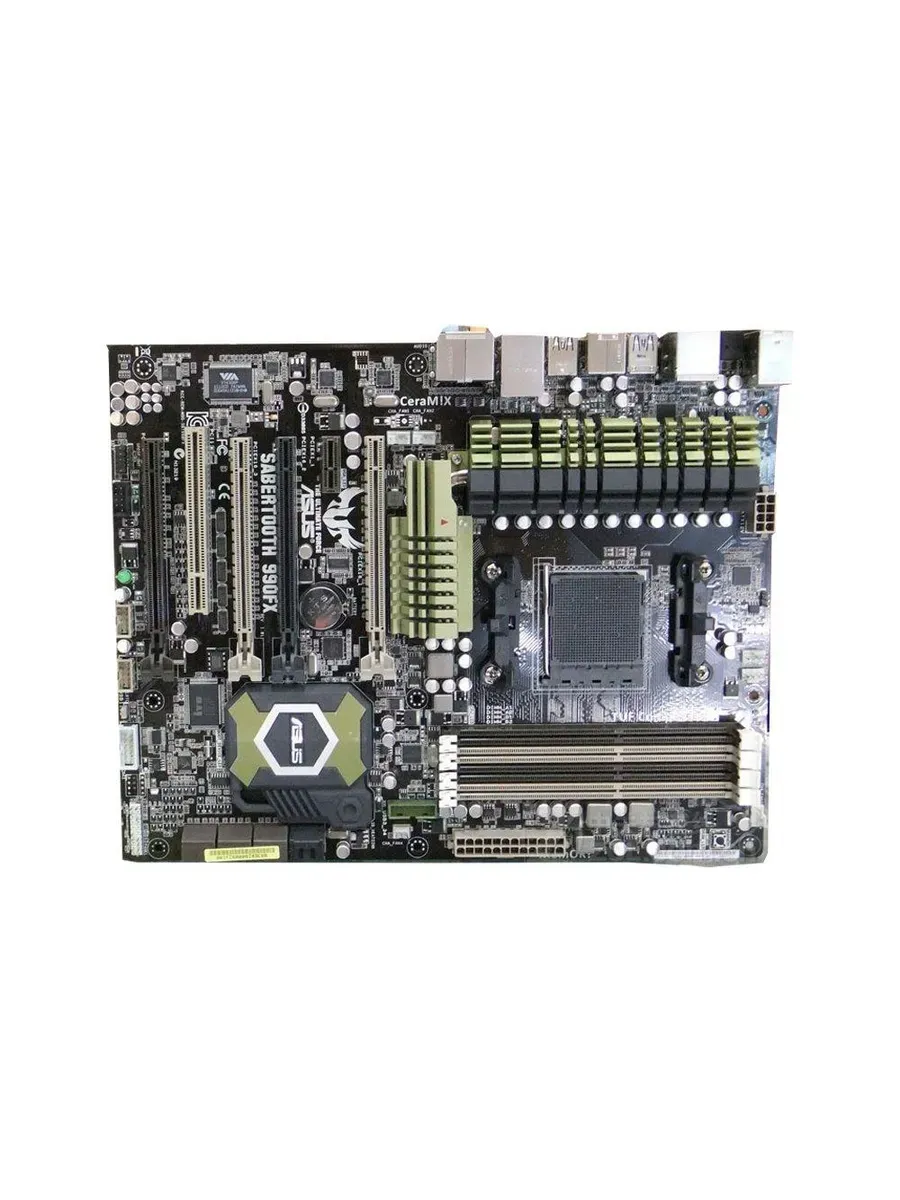 Материнская плата SABERTOOTH 990FX AM3+ DDR3 ATX Asus 644122279 купить за 10 085 ₽ в интернет‑магазине Wildberries