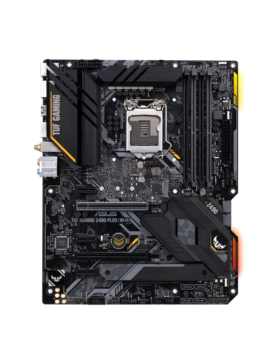 Asus Материнская плата TUF GAMING Z490-PLUS(WI-FI) LGA1200