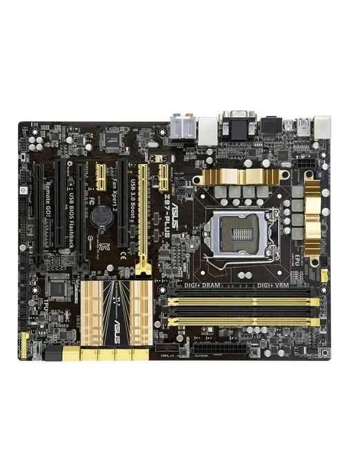 Asus материнская плата Z87-PLUS LGA 1150 DDR3 ATX, DDR3