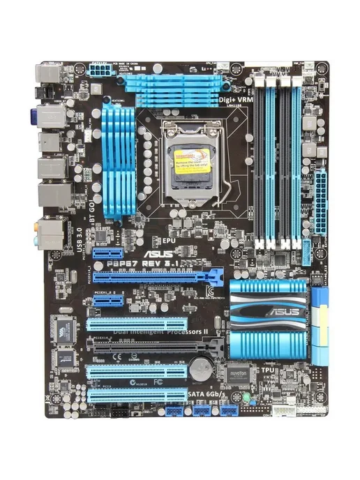 Asus Материнская плата P8P67(REV 3.1) LGA 1155 DDR3 ATX, REV 3.1 ATX