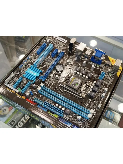 Asus Материнская плата P8H77-M LE LGA1155 DDR3 Micro ATX, вариант, фото 2