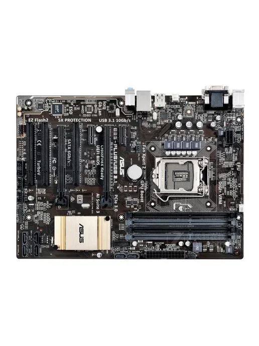 Asus Материнская плата LGA 1150 B85-PLUS DDR3, Материнская плата USB3.1 DDR3