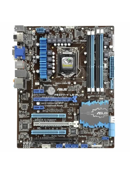 Asus Материнская плата P8Z77-V LE PLUS LGA 1155 DDR3, LE PLUS LGA 1155