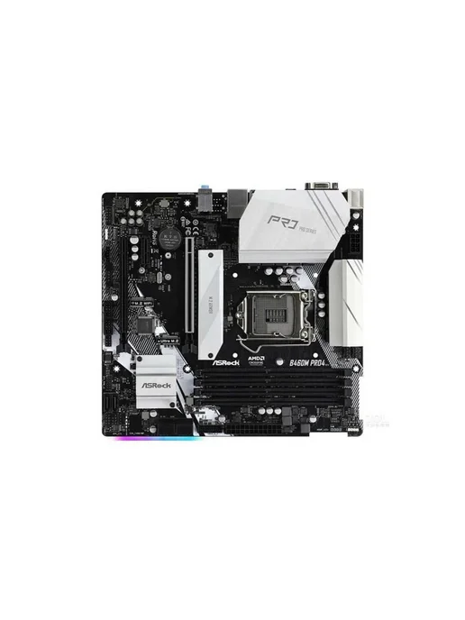ASRock Материнская плата B460M Pro4 LGA1200 Micro ATX, вариант