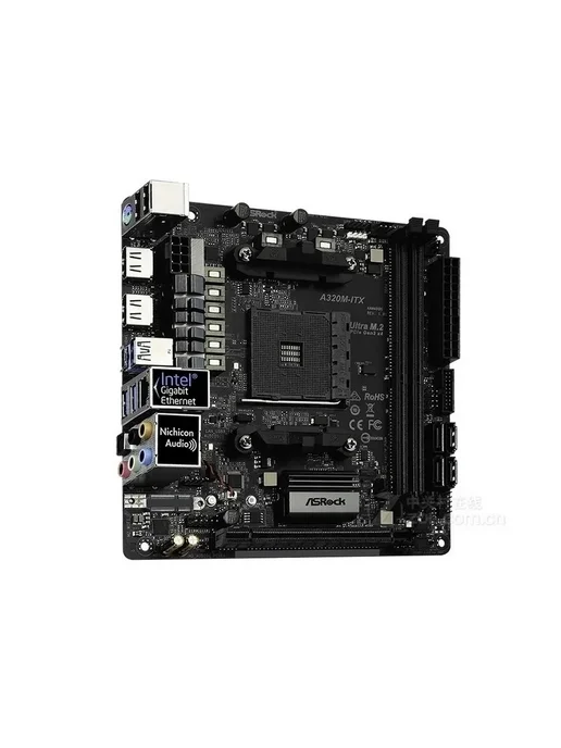 ASRock Материнская плата A320M-ITX Socket AM4 DDR4, вариант, фото 2