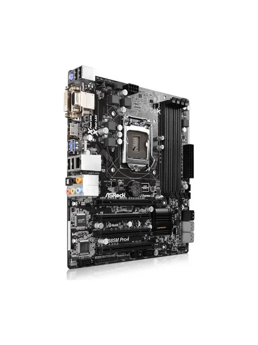 ASRock Материнская плата B85M Pro4 LGA1150 Micro ATX, вариант, фото 2