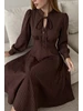 Платье винтажное офисное в полоску Elina brand 644228552 купить за 2 805 ₽ в интернет‑магазине Wildberries
