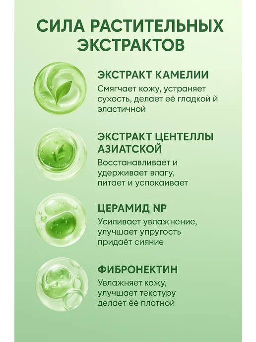 ElinkaM Подарочный набор уходовой косметики для лица, зеленый, фото 2
