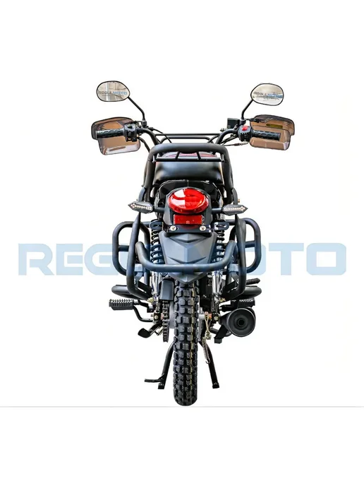 Мопед взрослый бензиновый двухместный Regulmoto Alpha RM-3, черный, фото 2