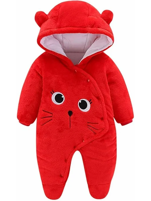 кигуруми кот для малышей, красный