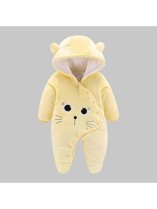 кигуруми кот для малышей, желтый, фото 2
