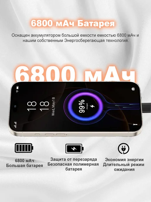Смартфон Pro Max Lxphone 16 Pro Max 16/16 ГБ, черный, фото 3
