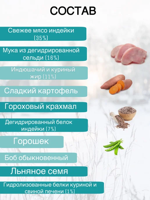 Сухой корм Primordial для собак, мелкие, щенки, 2 кг, фото 2