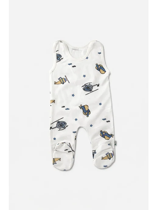 HaVsA KIDS Ползунки для новорожденных набор из 3 штук, голубой, фото 3