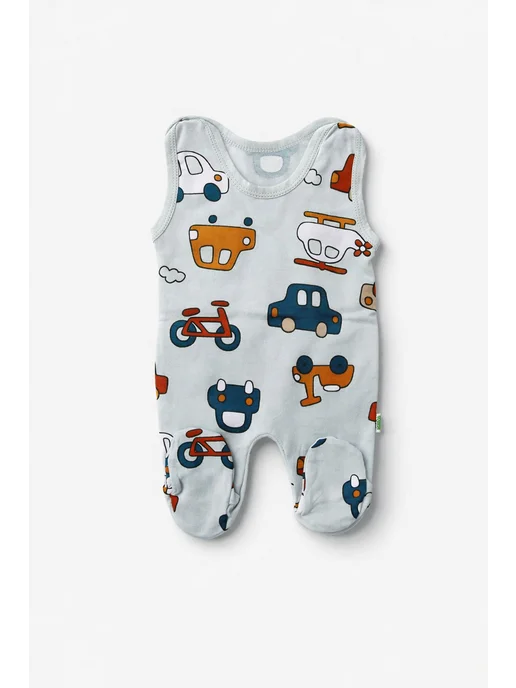 HaVsA KIDS Ползунки для новорожденных набор из 3 штук, голубой, фото 5