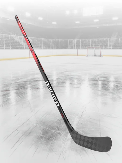 Клюшка хоккейная Bauer Vapor X4 подростковая, черный, фото 4