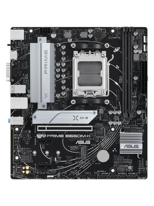 Asus Материнская плата для компьютера B650M-K, черный, фото 2