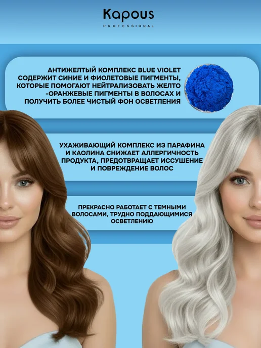 Kapous Пудра для обесцвечивания волос "Blond Bar", вариант, фото 2