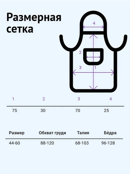 Мистер Фартук Фартук женский кухонный с принтом Не стой над душой, голубой, фото 3