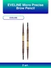 2шт. Micro Precise Brow Pencil Водостойкий карандаш для бр EVELINE 648535297 купить за 1 684 ₽ в интернет‑магазине Wildberries