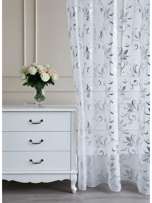 Muss_home Тюль в гостиную спальню 500х250 длинный готовый, 500x250, фото 2