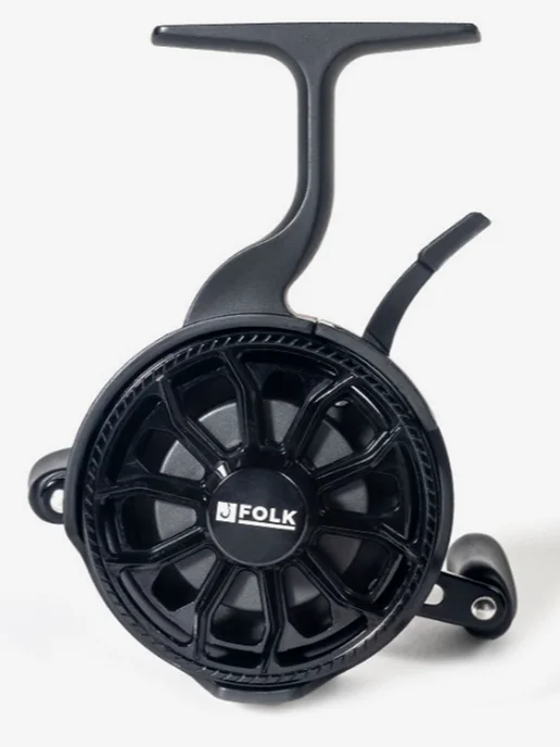 Folkfishing Катушка для зимней рыбалки Neo Black, черный, фото 2