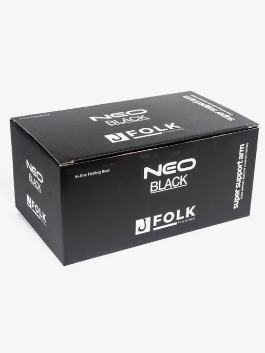 Folkfishing Катушка для зимней рыбалки Neo Black, черный, фото 6