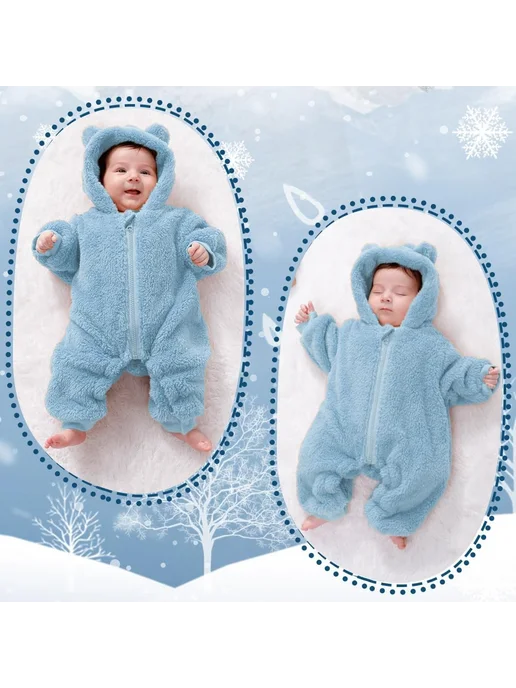 KigiRu кигуруми медведь для детский, синий, фото 6