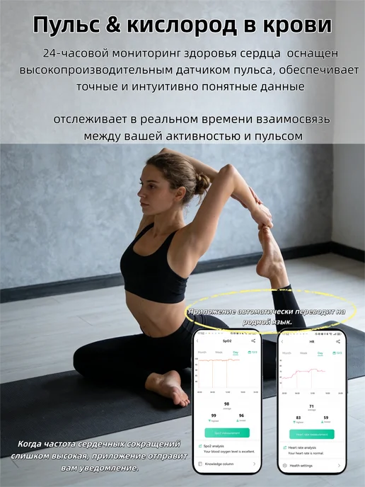 MYWLK умные кольца здоровья Унисекс Версия с зарядным кабелем, серый, фото 8