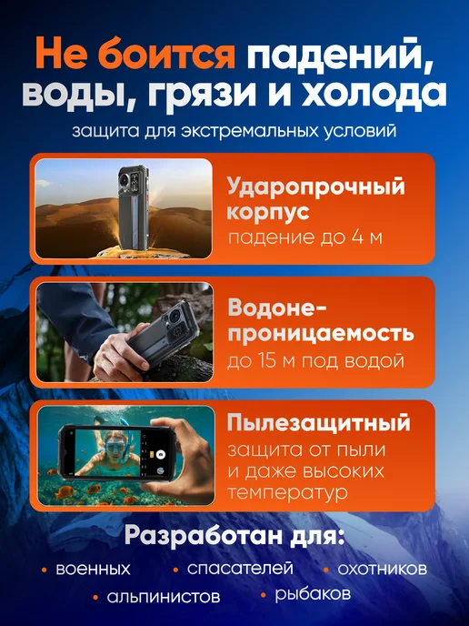 Смартфон HOTWAV Cyber 16 Pro 11/24 ГБ, синий, фото 7