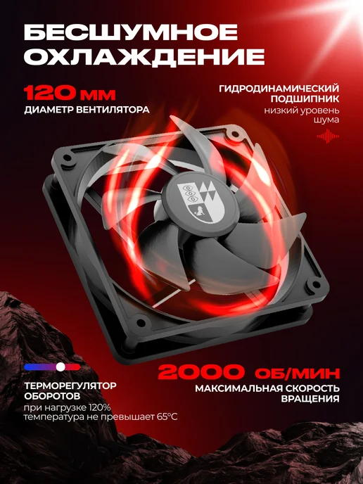 IRON PRIDE Блок питания Thunder 750W (LLC) Black, 750 Вт, фото 8