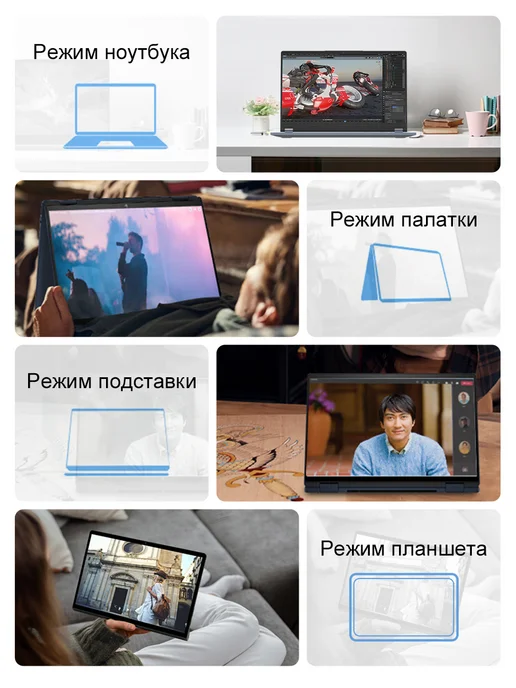 Ninkear Ноутбук YBOOK15 360˚ R3 3250U 16 ГБ ОЗУ и 512 ГБ SSD, 16 ГБ, 512 ГБ, фото 7