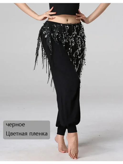 Пояс из треугольного шарфа с кисточкой, серый, фото 2