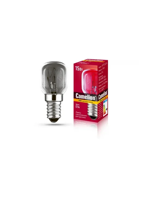 Лампа накаливания для духовок MIC 15 PT CL E14 - 5 шт, 5 шт