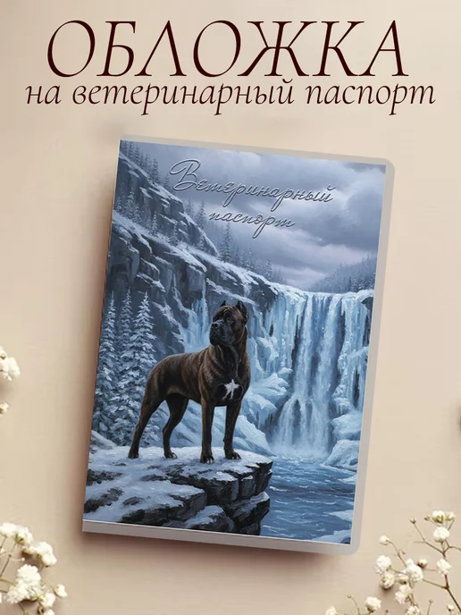 Ушастый друг Обложка на ветеринарный паспорт, вариант