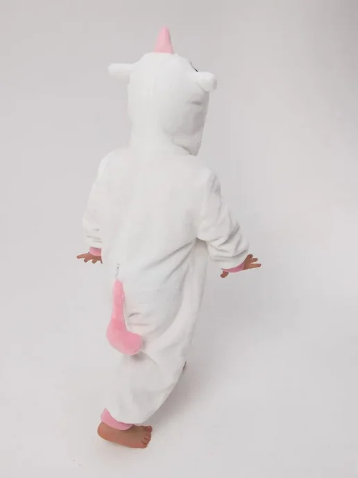 Lcly Кигуруми Единорог для малыша Одежда для сна и отдыха, белый, фото 6